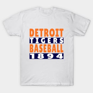 Detroit Tigers Baseball 1894 Classic T-Shirt